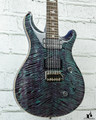 PRS Custom 24 Mango Top Northern Lights/Nebula Flip Flop Back w/ Case (#5156)