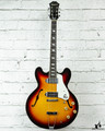 2000s Epiphone Peerless Casino Sunburst w/ Epi HSC (Professional Headstock Repair)