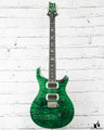 PRS SE Custom 24 Quilt Electric Guitar Teal Black w/ Bag (#5416)
