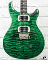 PRS SE Custom 24 Quilt Electric Guitar Teal Black w/ Bag (#5416)