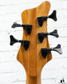 Flyoung 5 String Neck Through Body Electric Bass Guitar with Burl Maple Veneer