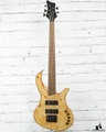 Flyoung 5 String Neck Through Body Electric Bass Guitar with Burl Maple Veneer