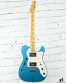 2002 Fender 1972 Tele Thinline Lake Placid Blue w/ Bag