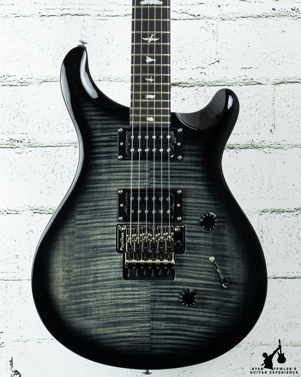 PRS SE Custom 24 Floyd Charcoal Burst w/ Bag (#6951) - Ryan