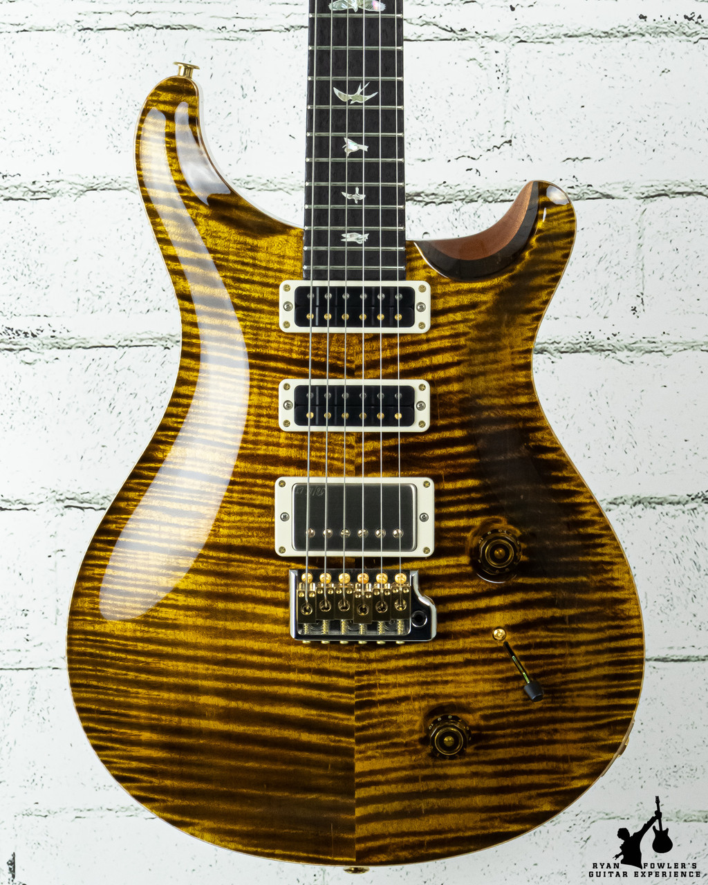 PRS Studio Yellow Tiger 10-Top w/ Case (#4006)