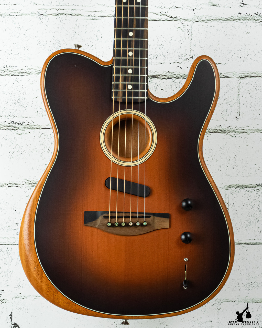 2020 Fender American Acoustasonic Telecaster 3-Tone Sunburst Satin