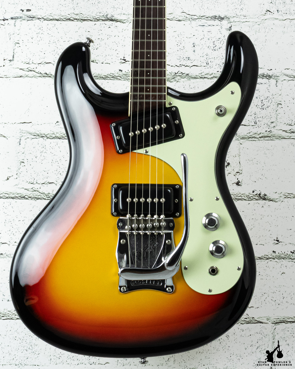 Mosrite Model 65 Fillmore Japan Electric Guitar Sunburst w/ OHSC