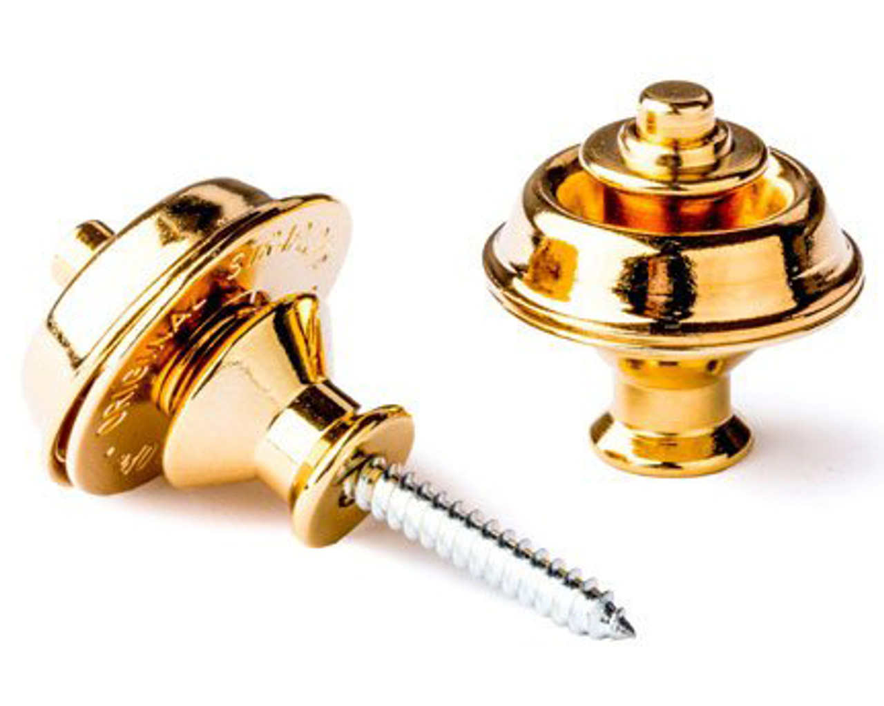 Dunlop SLS1034G Dual Design Strap Lock Gold Ryan Fowler's Guitar