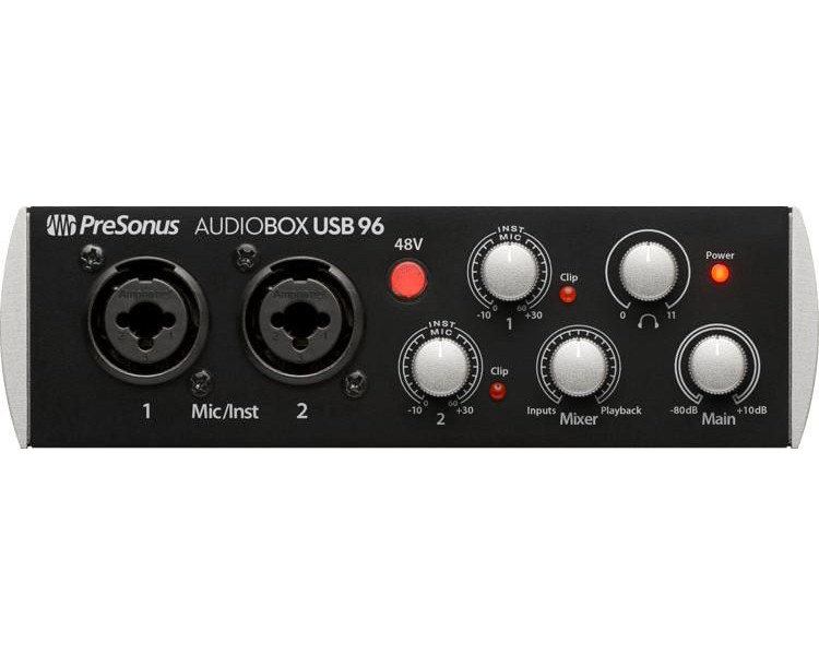 Presonus Audiobox Usb 96 Usb Audio Interface Black Ryan Fowler S