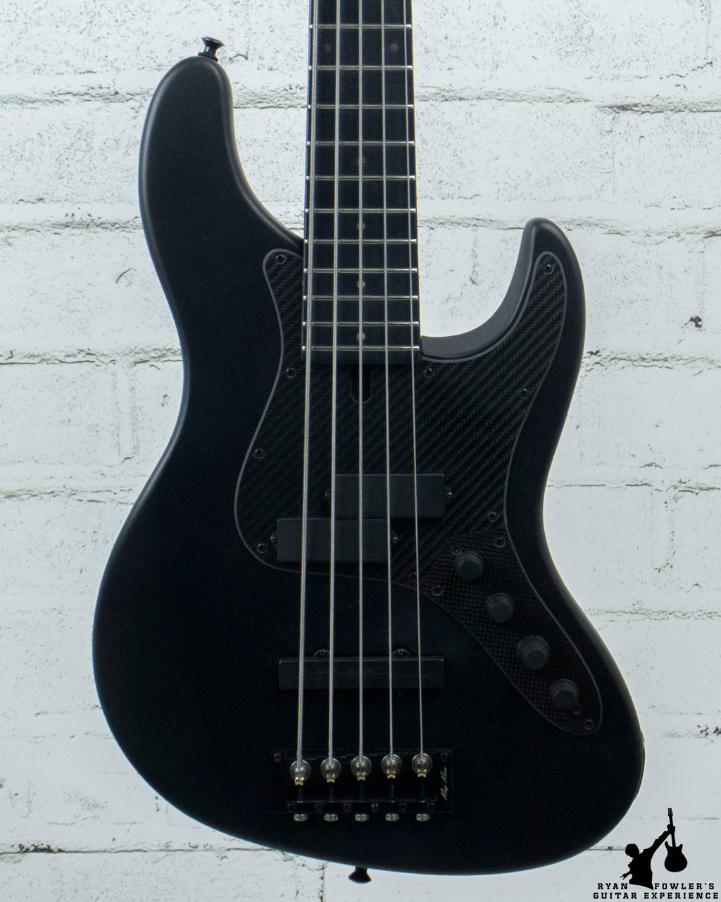 Brubaker JXB USA 5-String Bass Blackout w/ Gig Bag