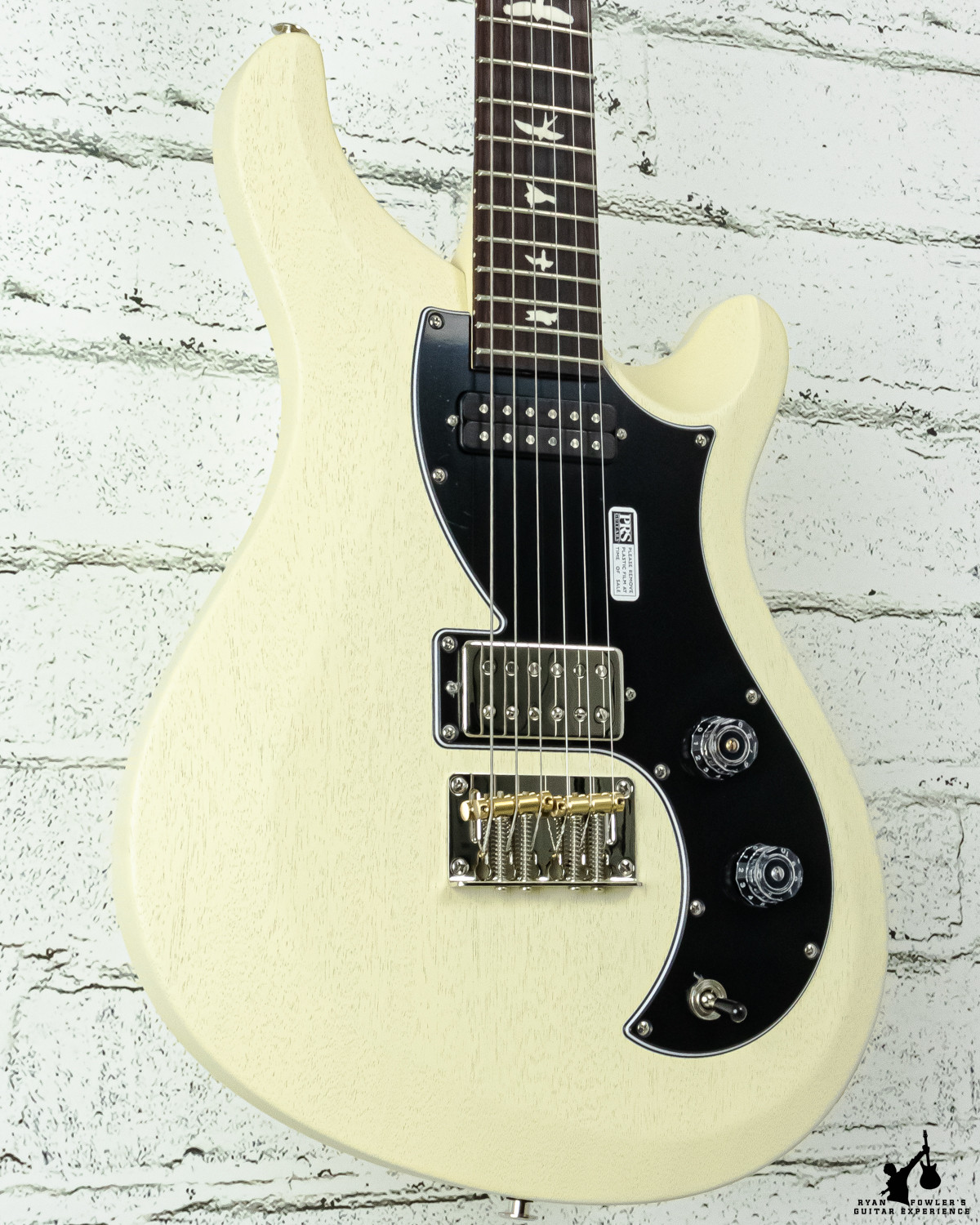 PRS S2 Vela Antique White Satin w/ bag