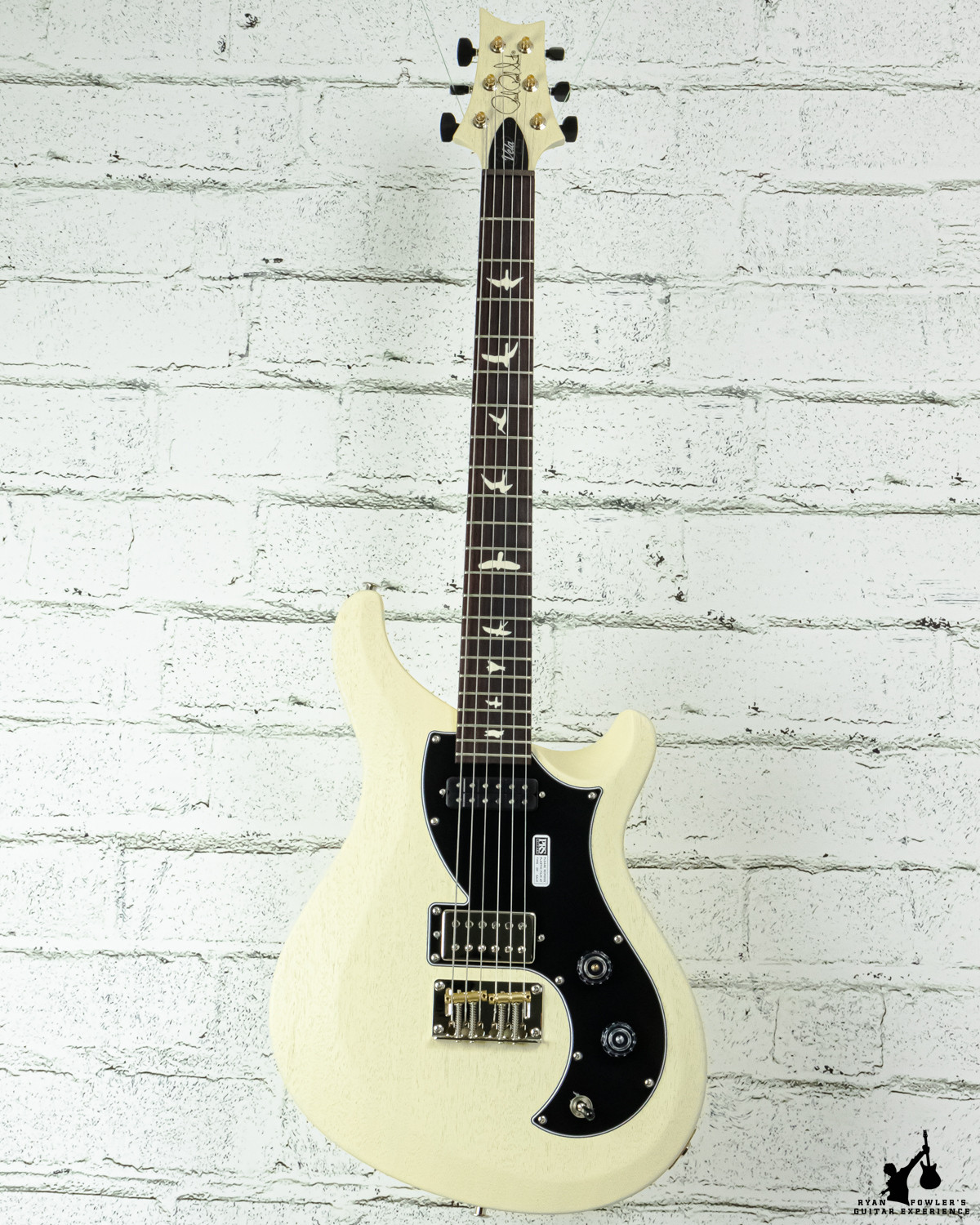 PRS S2 Vela Antique White Satin w/ bag