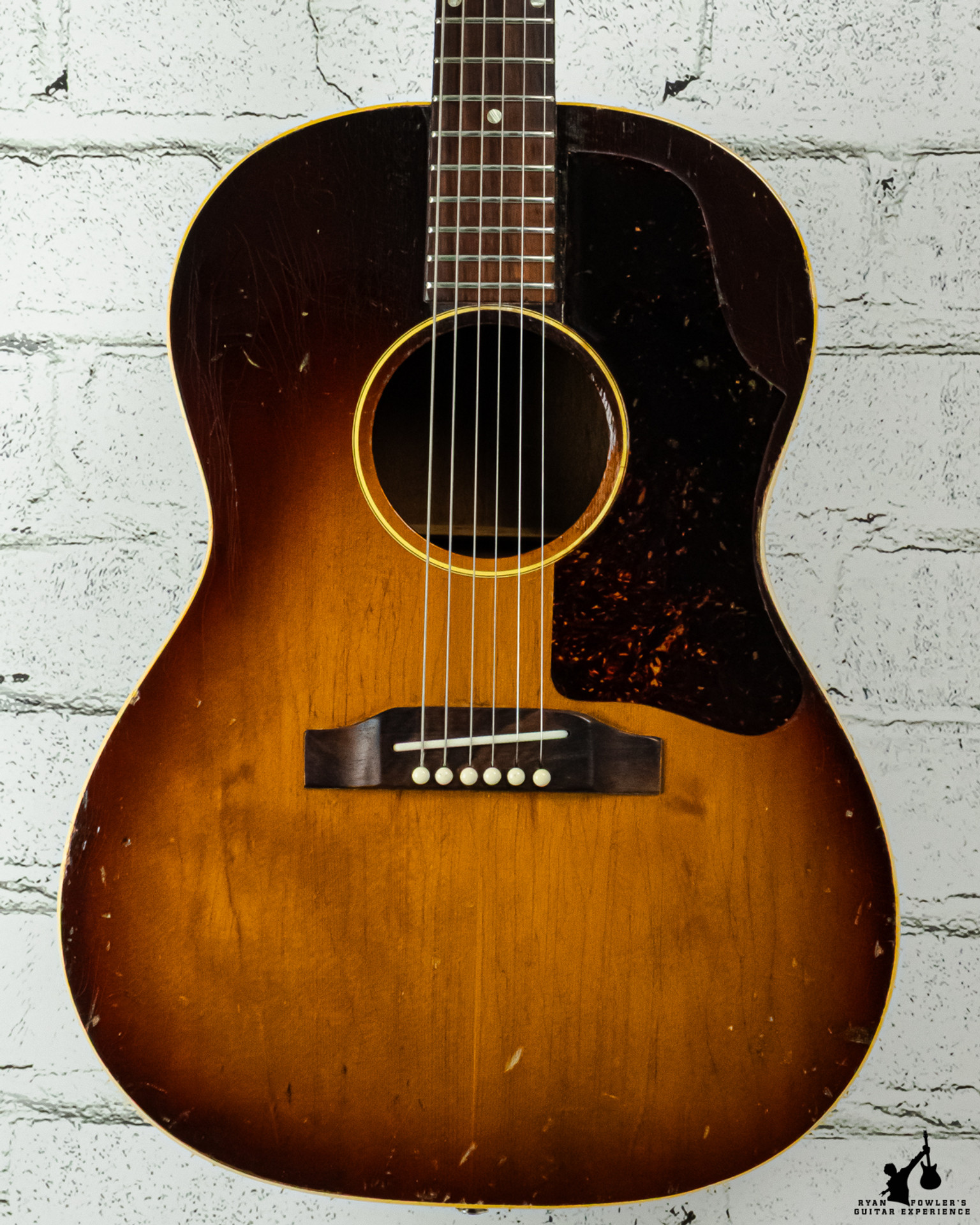 1964 Gibson LG-1 Sunburst w/ K&K Pickup and Original Case