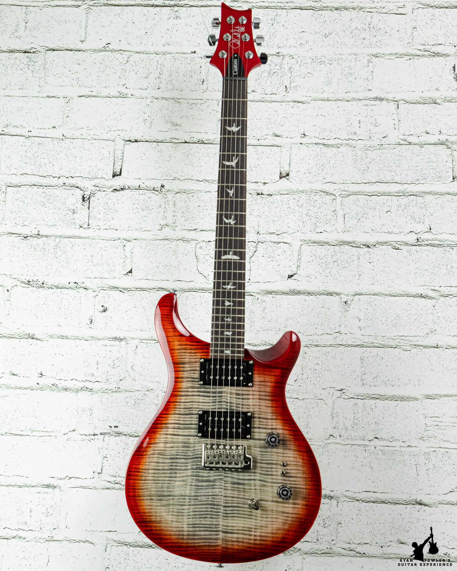 PRS SE Custom 24-08 Charcoal Cherry Burst w/ bag