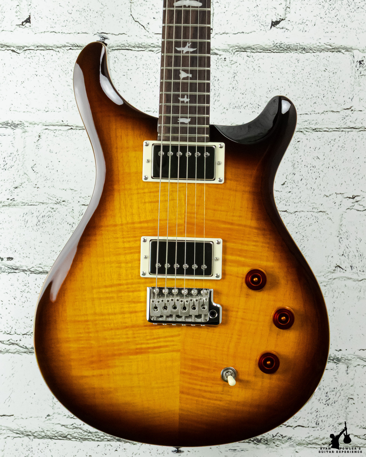 prs se dgt mccarty tobacco sunburst PRS SE DGT McCarty Tobacco Sunburst w/ Bag (#4710)
