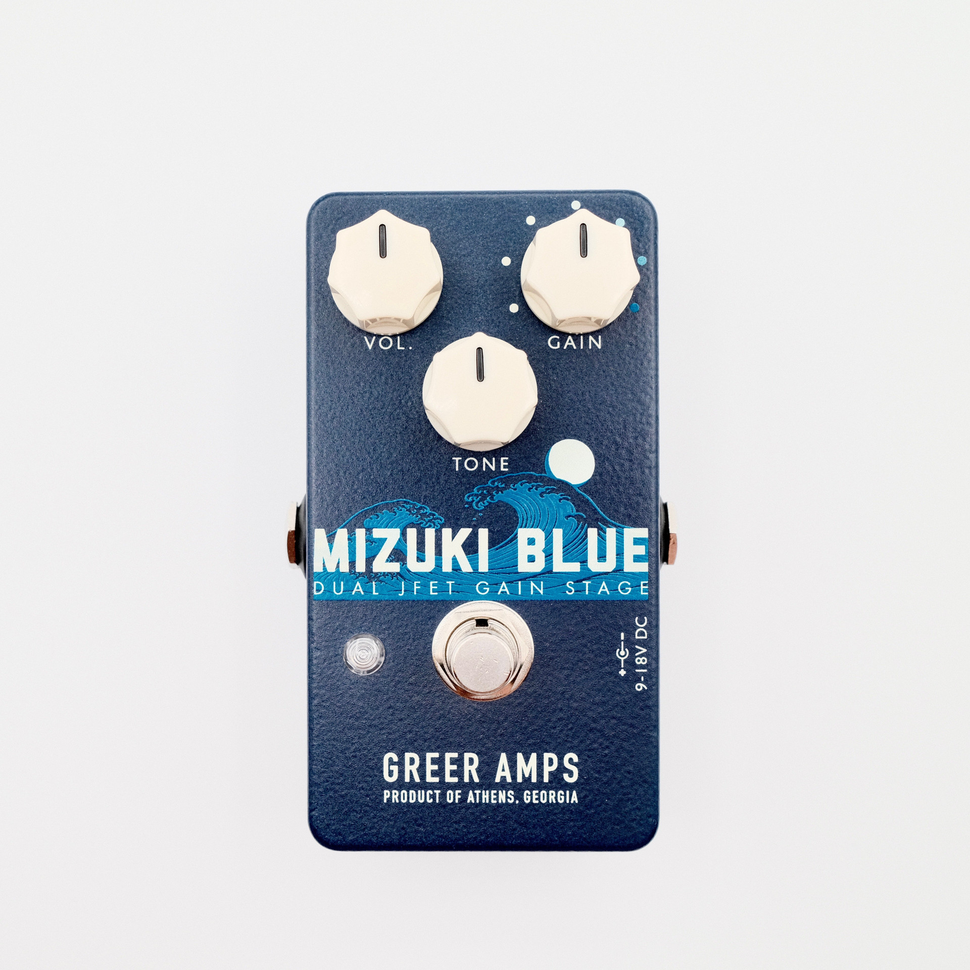 Greer Mizuki Blue Dual JFET Overdrive Pedal
