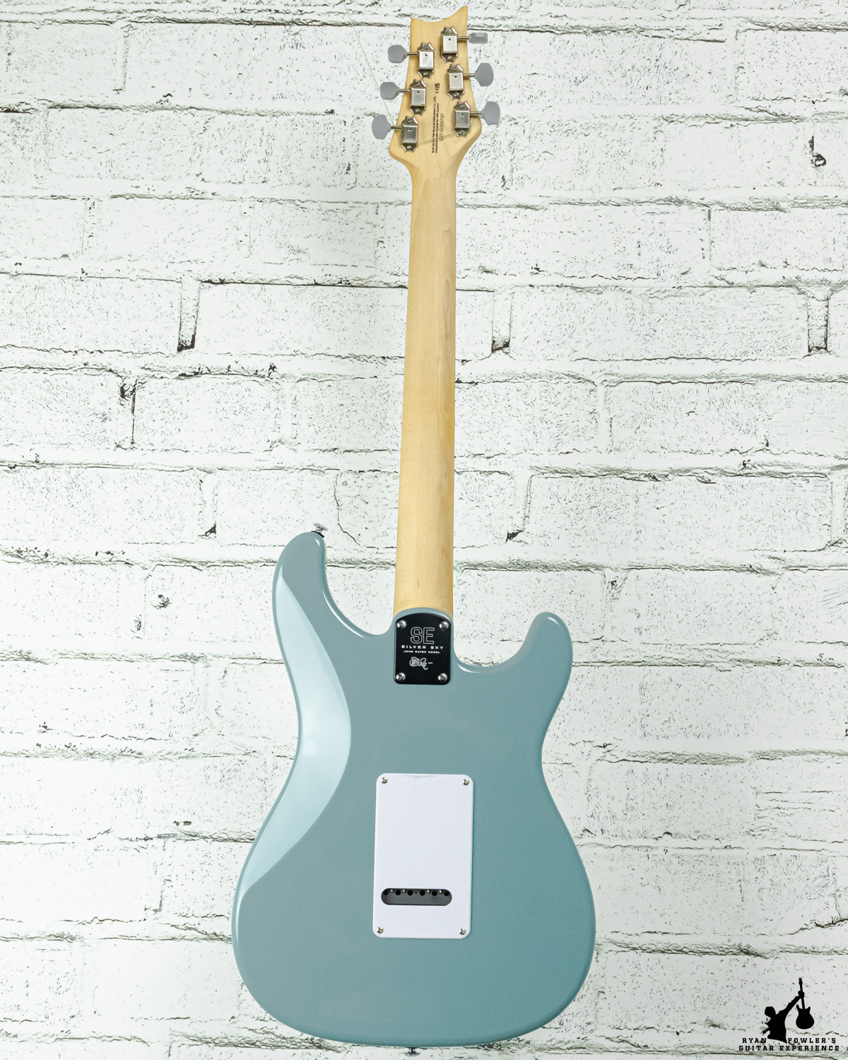 PRS SE Silver Sky Stone Blue Lefty w/ bag