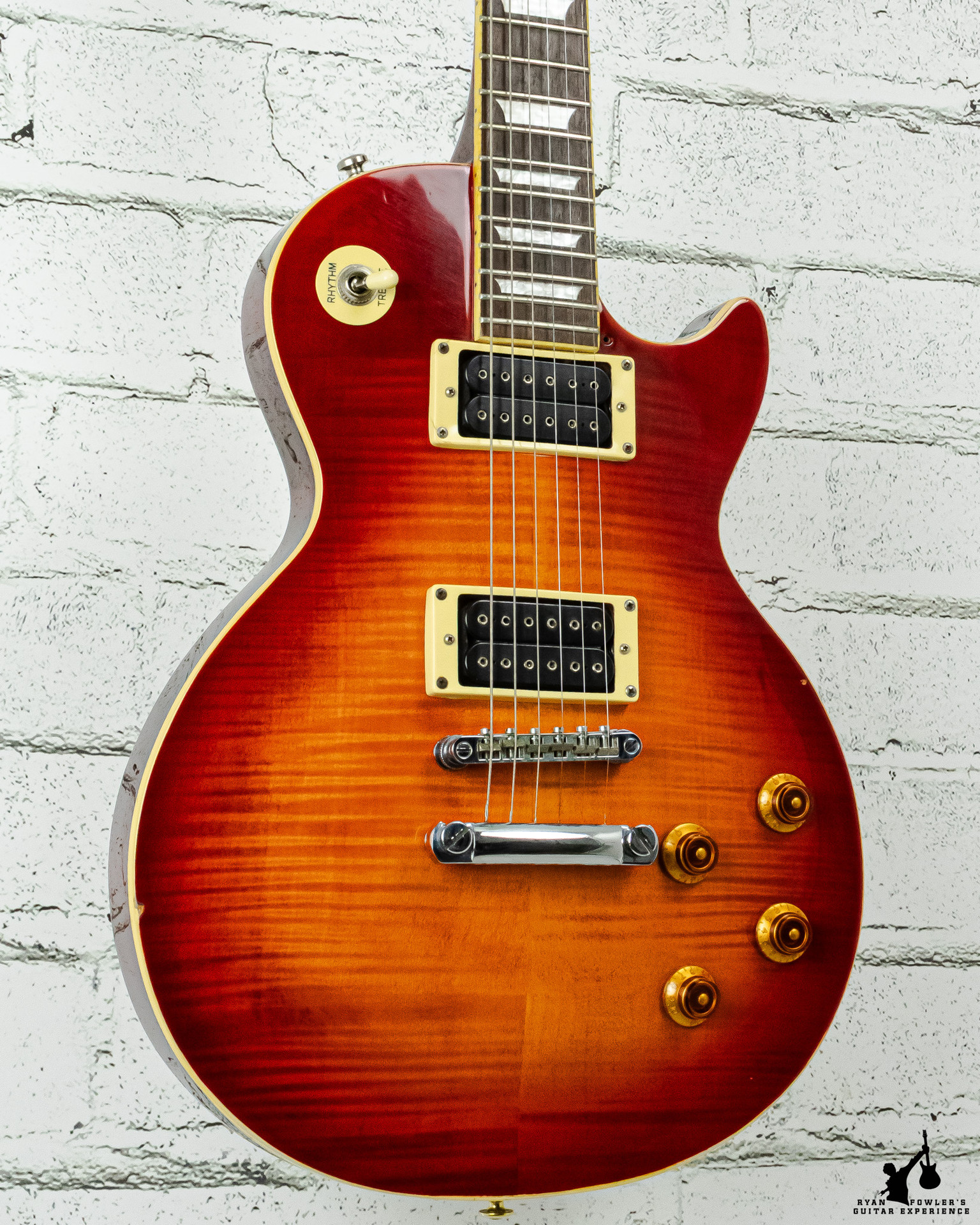 ギター Epiphone Elite Lespaul Standard Flametop Used Epiphone Les Paul Standard Flame Top Sunburst