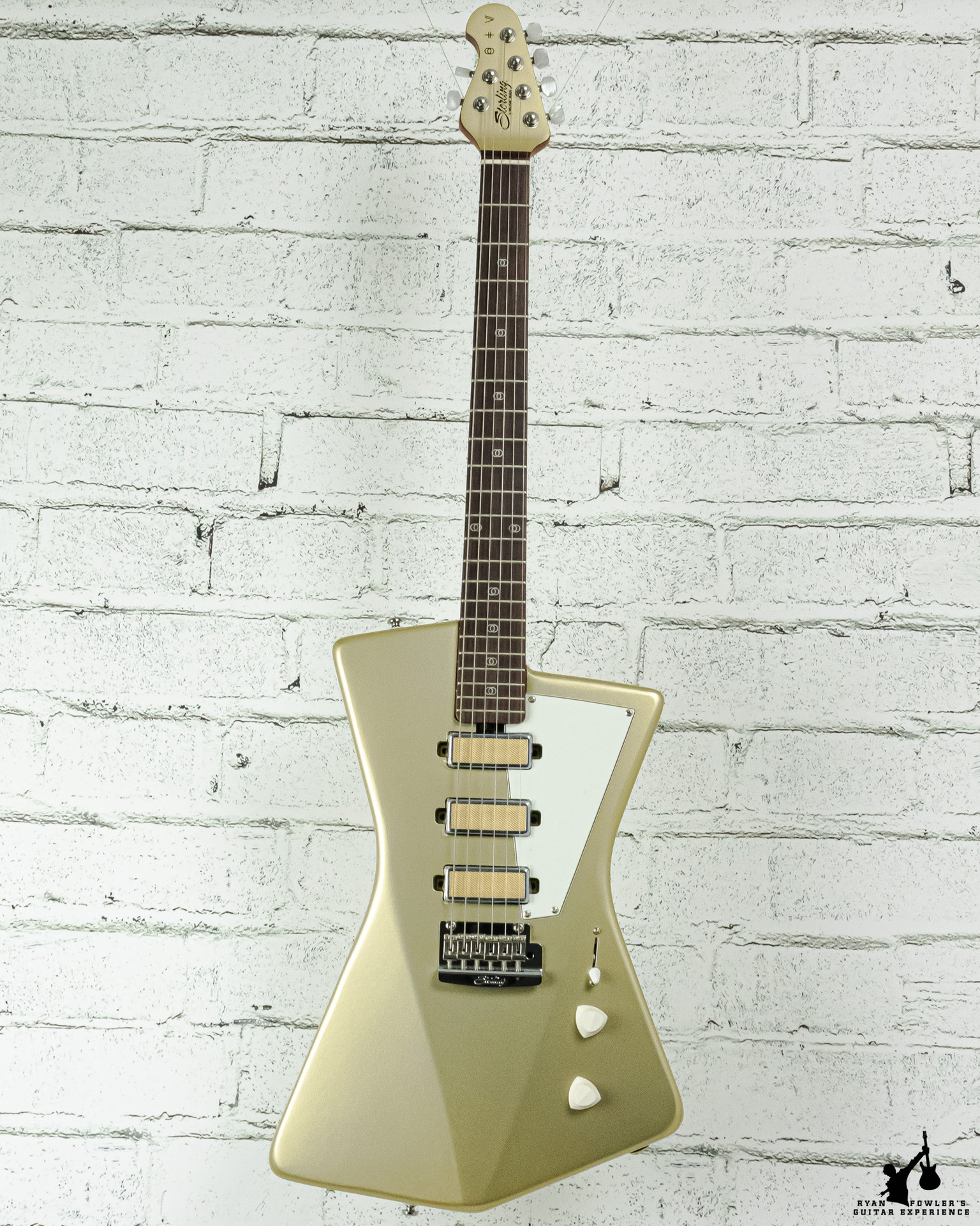 Sterling By Music Man St. Vincent Goldie Electric Guitar - Cashmere