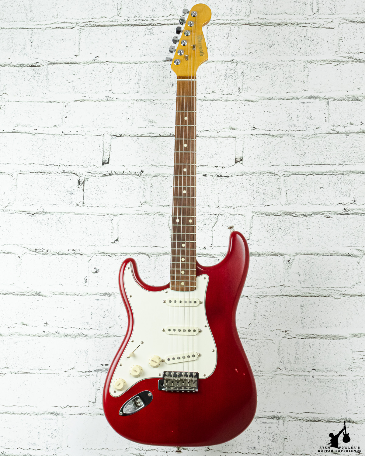 Warmoth/Fender Partscaster Left Handed Transparent Red