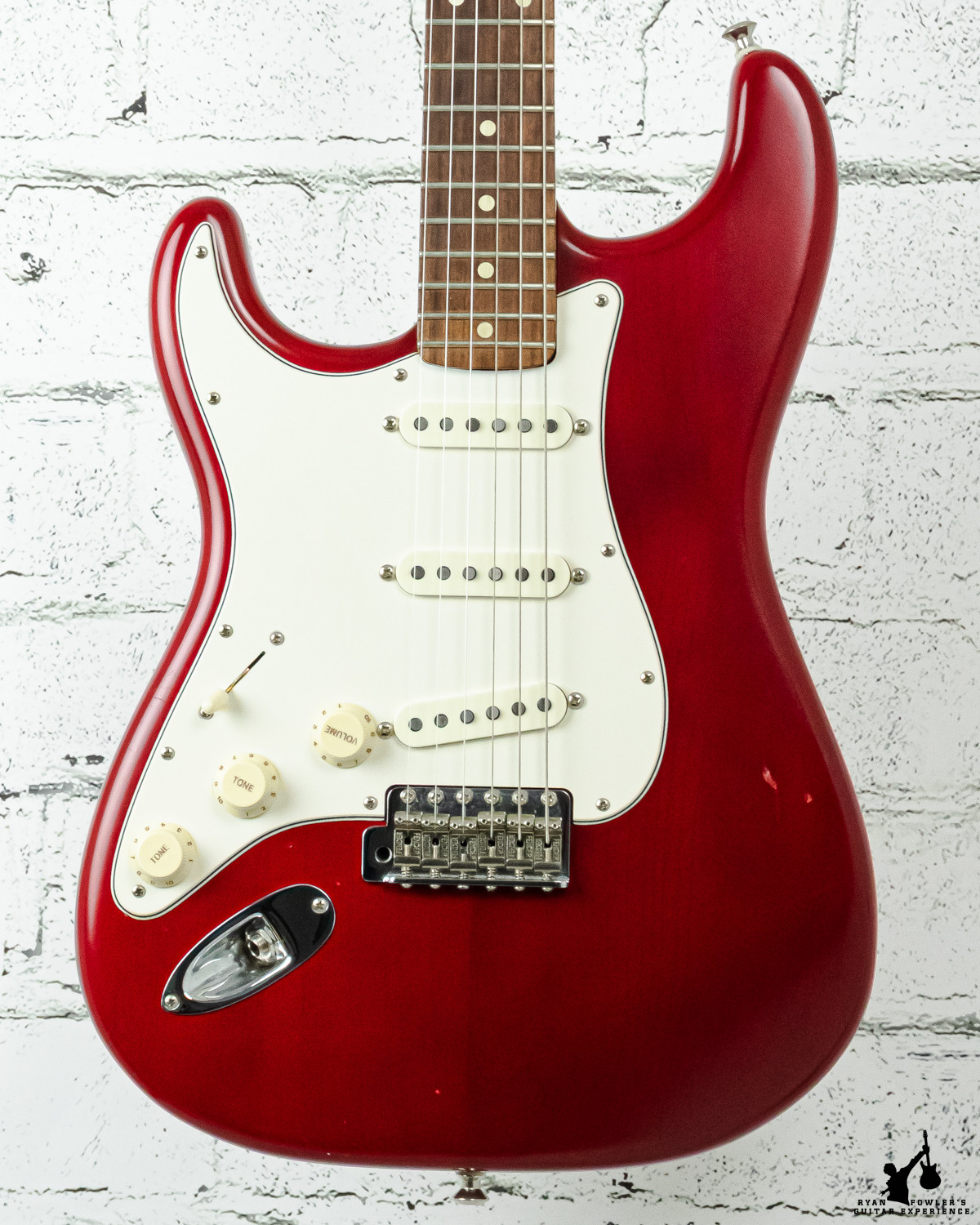 Warmoth/Fender Partscaster Left Handed Transparent Red