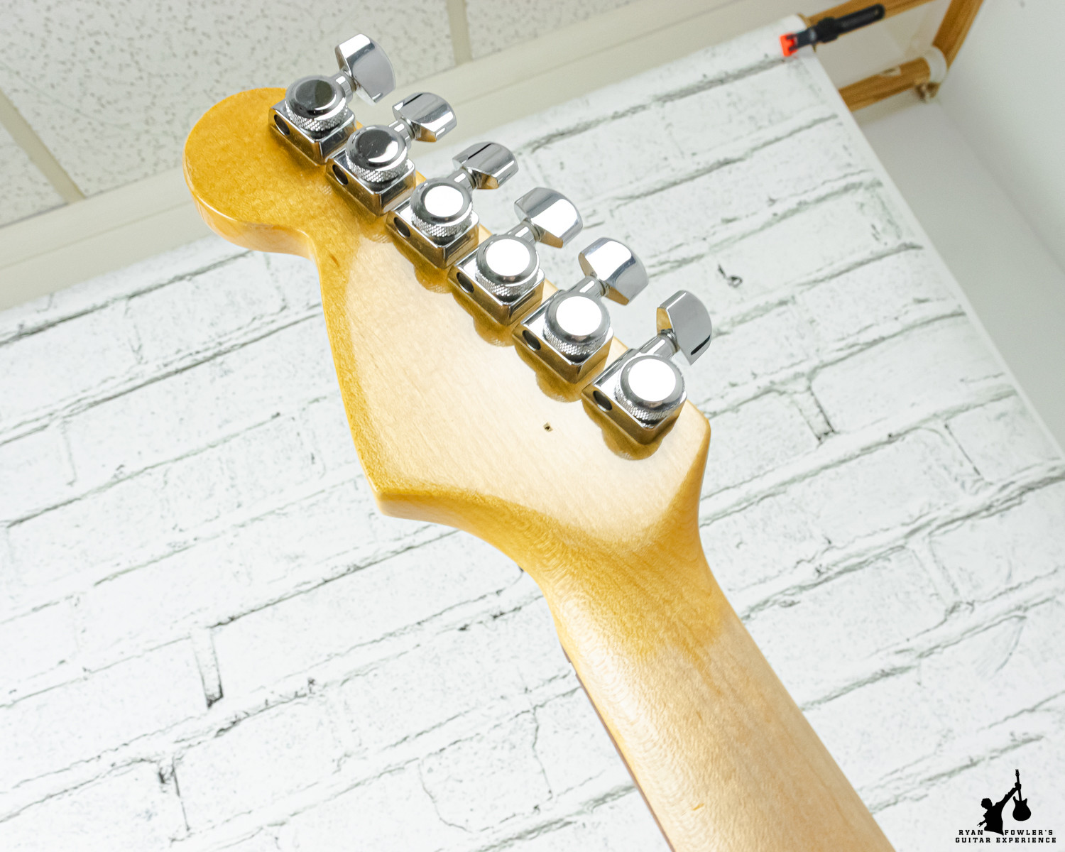 Warmoth/Fender Partscaster Left Handed Transparent Red