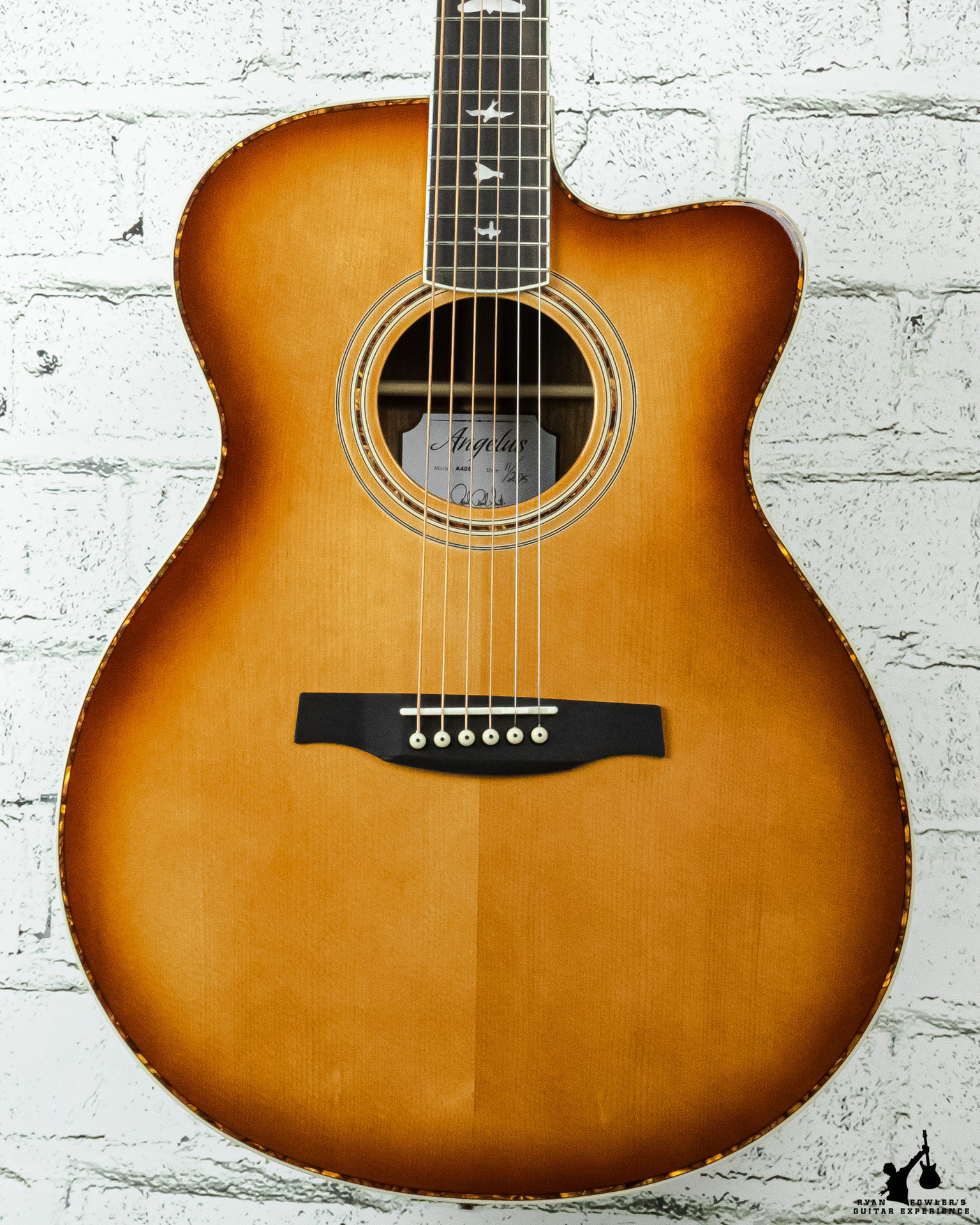 prs se a40e tobacco burst Ovangkol Side & Back Electric Acoustic Guitar expressive acoustic voice PRS SE A40E Angelus Tobacco