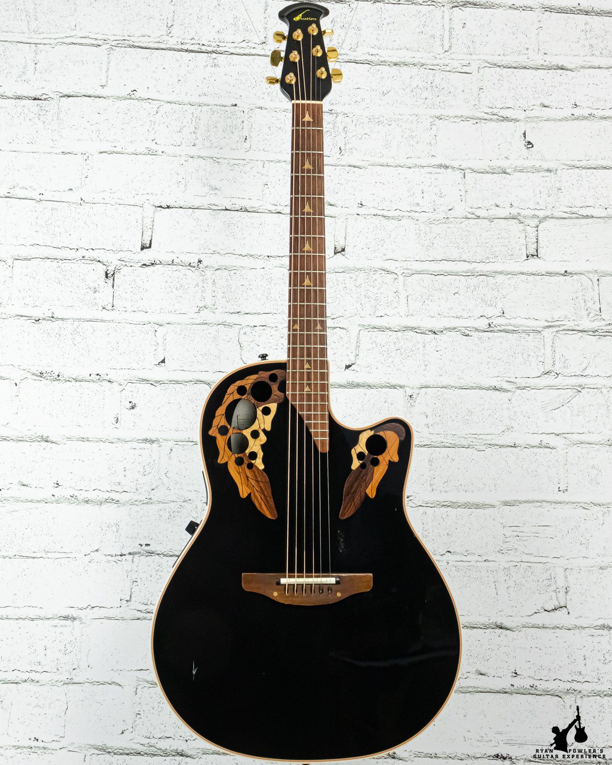 Ovation 1868 Elite Black Top w/OHSC