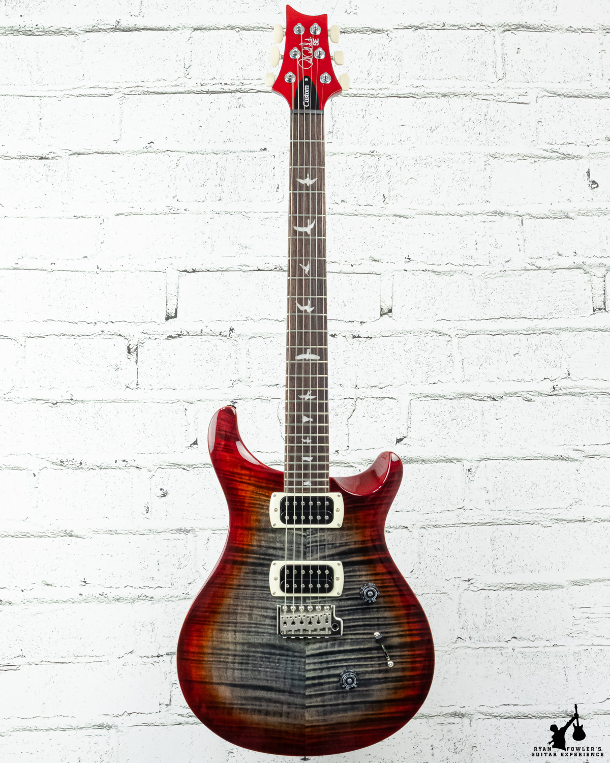 PRS SE Custom 24 Charcoal Cherry Burst w/ Bag