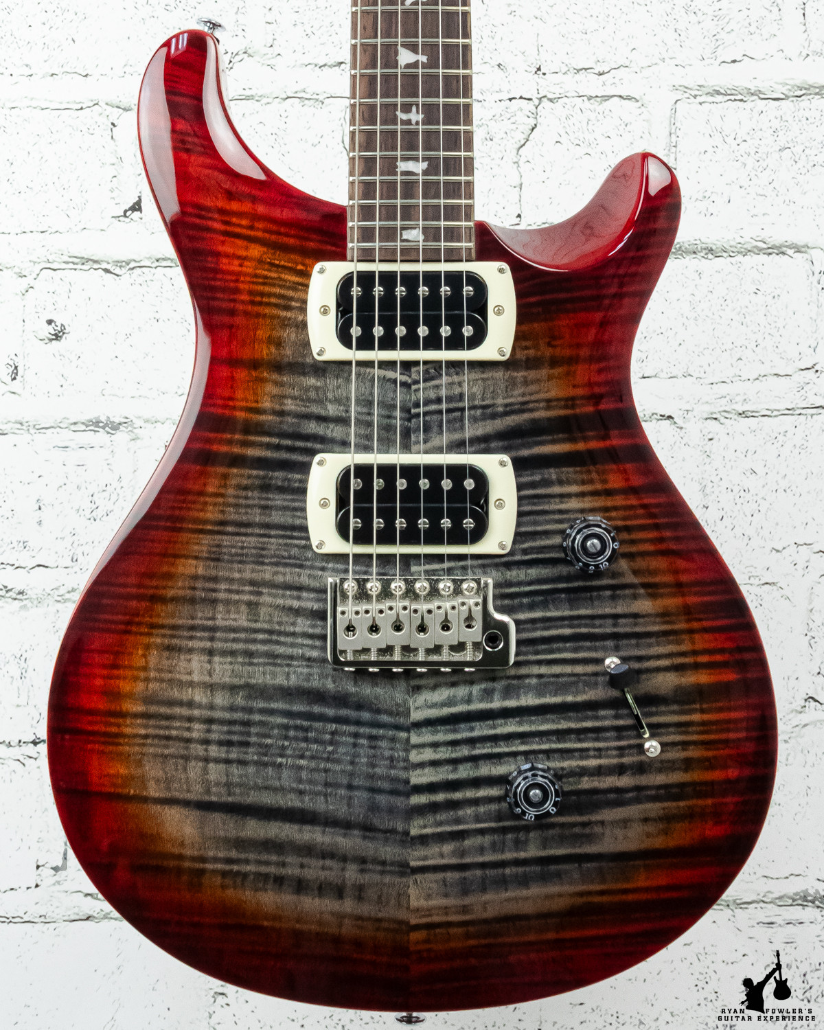 PRS SE Custom 24 Charcoal Cherry Burst w/ Bag