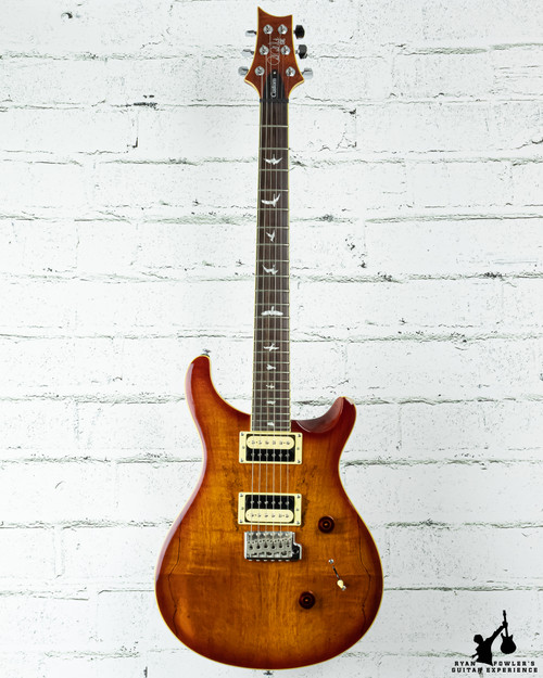 2018 PRS SE Custom 24 Exotic Top in Vintage Burst Spalted Maple w