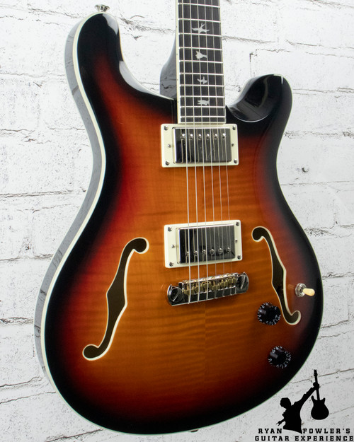 PRS SE Hollowbody II Tricolor Sunburst (#8458)