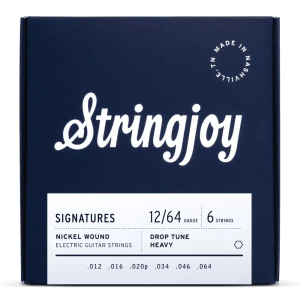 Stringjoy Signatures Drop Tune 12-64 Heavy Nickel Wound
