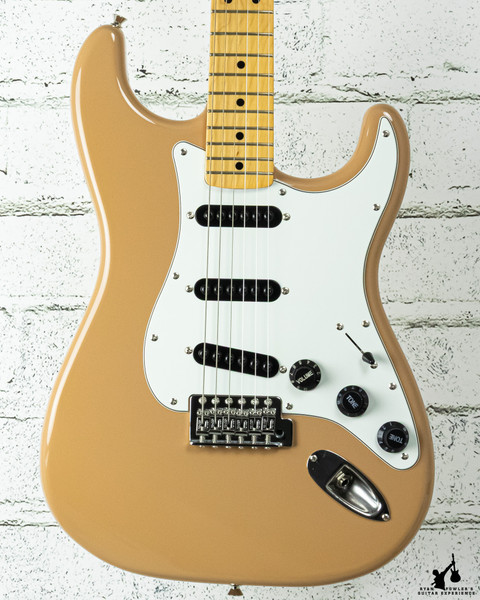 2023 Fender MIJ Limited International Colors Stratocaster Sahara Taupe w/ Seymour Duncan Invader Pickups & Gig Bag