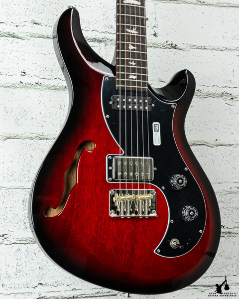 PRS S2 Vela Semi-Hollow Scarlet Sunburst w/ bag (#1238)