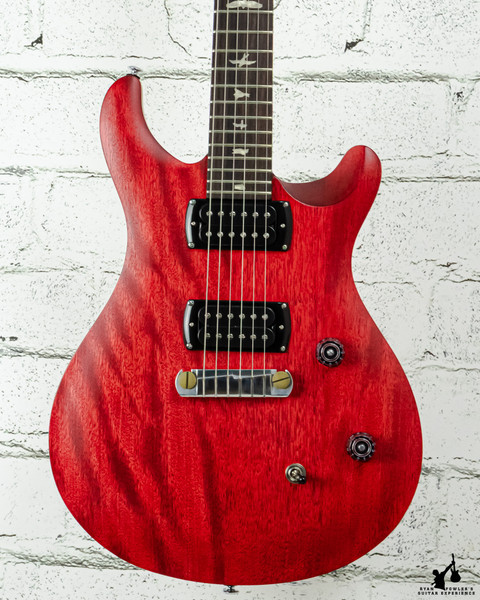 PRS SE CE24 Standard Satin Vintage Cherry Stoptail w/ bag