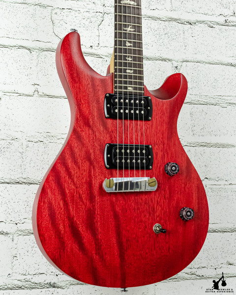 PRS SE CE24 Standard Satin Vintage Cherry Stoptail w/ bag