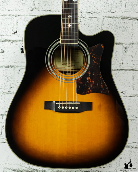Epiphone Masterbuilt DR-500MCE Vintage Sunburst
