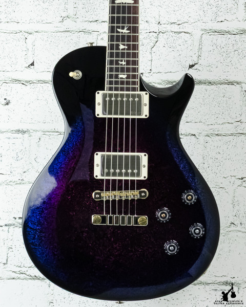 PRS S2 McCarty 594 Singlecut Custom Color Violet Crackle Burst w/ Bag (#7148)