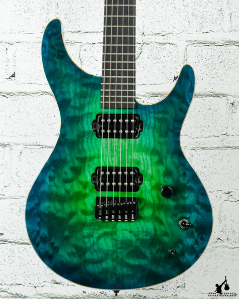 Acacia Legend Blue/Green Burst w/ Case