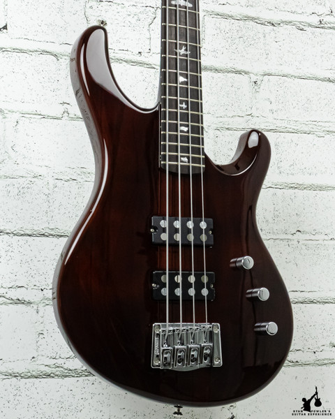 PRS SE Kingfisher Bass Natural Dark Brown w/hsc