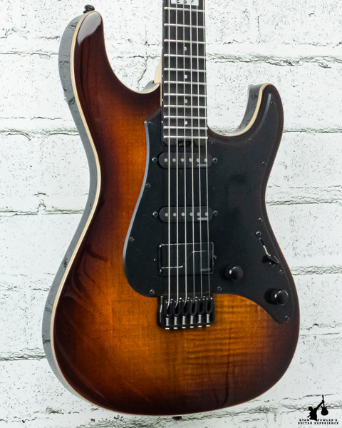 ESP E-II SN-III HT Tiger Eye Sunburst w/ Case (#1253)