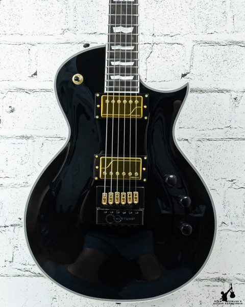 ESP E-ii Eclipse Full Thickness Black w/ Case
