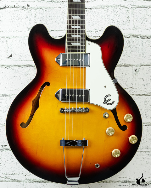 2000s Epiphone Peerless Casino Sunburst w/ Epi HSC (Professional Headstock Repair)