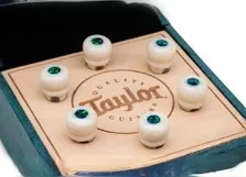 Taylor Bone Bridge Pin Set White w/ Green Opal 7260-3