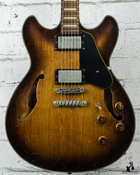 Ibanez Artcore ASV10A Semi Hollow Relic'd Sunburst w/ HSC