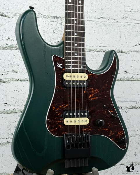 Kiesel Delos 6 Headless Satin Green w/ Bag