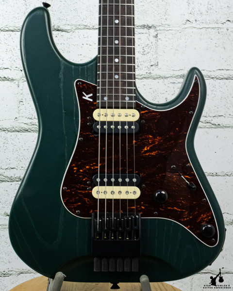 Kiesel Delos 6 Headless Satin Green w/ Bag