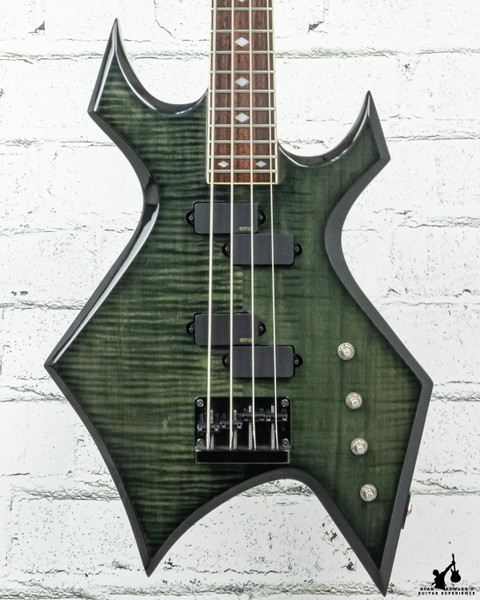 2000 B.C. Rich Warlock Neck-Thru Bass w/EMG's