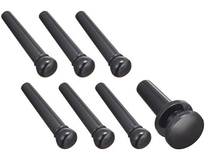 Planet Waves PWPS9 Bridge Pin Set Black